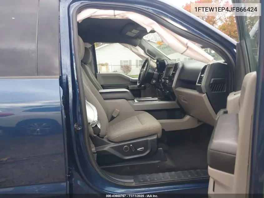 1FTEW1EP4JFB66424 2018 Ford F-150 Xlt