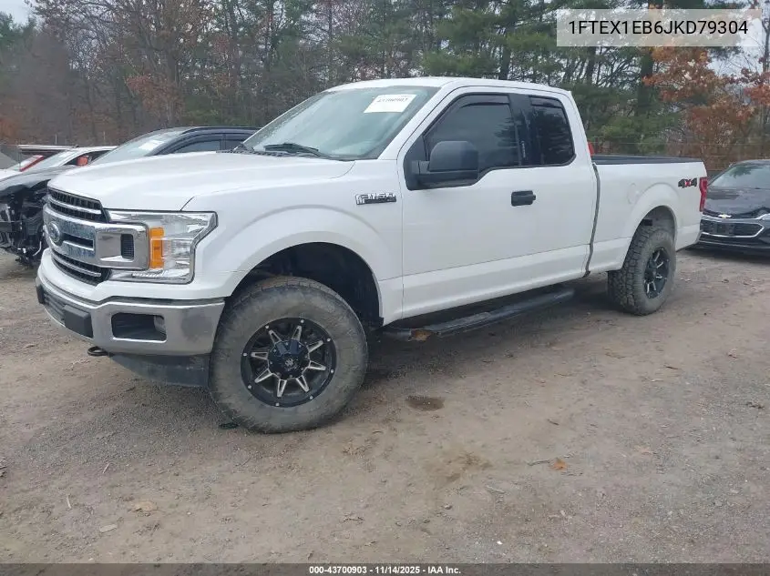 1FTEX1EB6JKD79304 2018 Ford F-150 Xlt