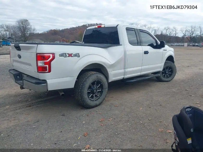 1FTEX1EB6JKD79304 2018 Ford F-150 Xlt