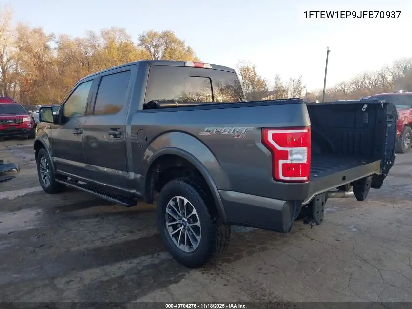 1FTEW1EP9JFB70937 2018 Ford F-150 Xlt