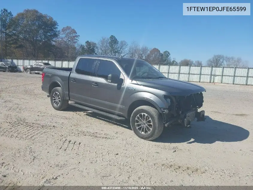 1FTEW1EP0JFE65599 2018 Ford F-150 Xlt