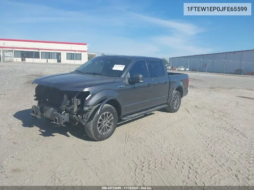 1FTEW1EP0JFE65599 2018 Ford F-150 Xlt