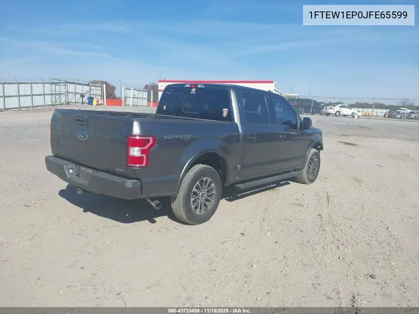1FTEW1EP0JFE65599 2018 Ford F-150 Xlt