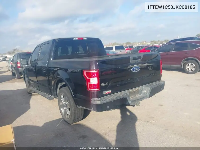 1FTEW1C53JKC08185 2018 Ford F-150 Xlt