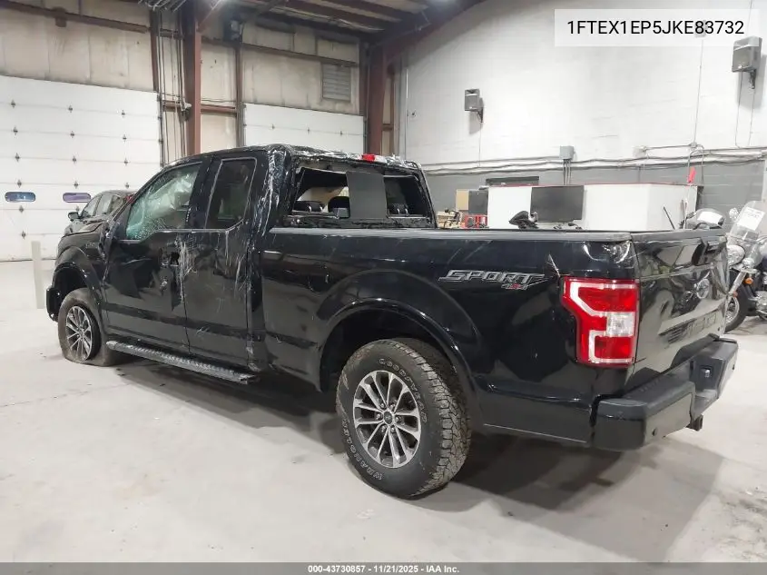 1FTEX1EP5JKE83732 2018 Ford F-150 Xlt