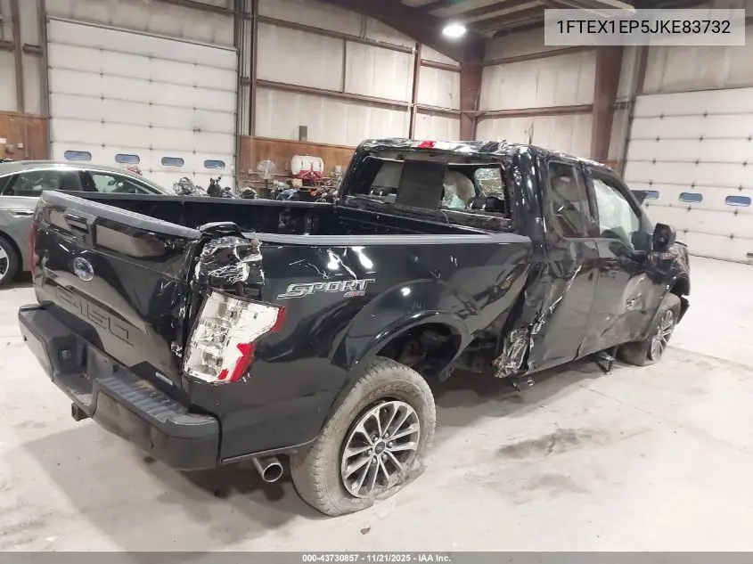 1FTEX1EP5JKE83732 2018 Ford F-150 Xlt
