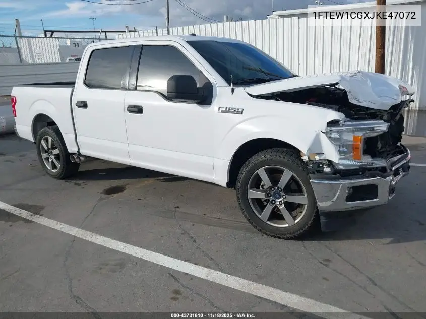 1FTEW1CGXJKE47072 2018 Ford F-150 Xlt