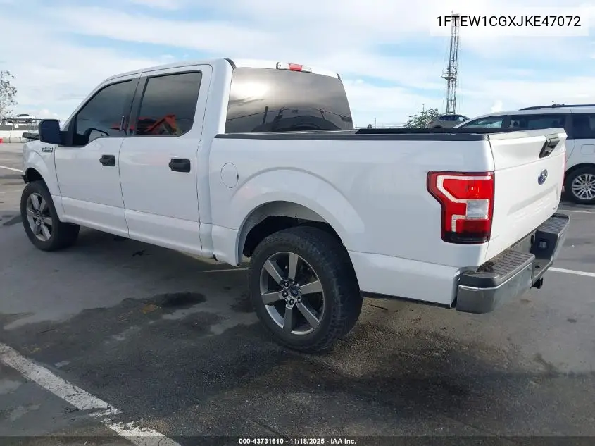 1FTEW1CGXJKE47072 2018 Ford F-150 Xlt