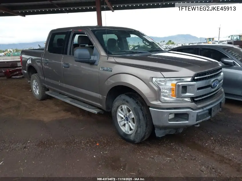 1FTEW1EG2JKE45913 2018 Ford F-150 Xlt