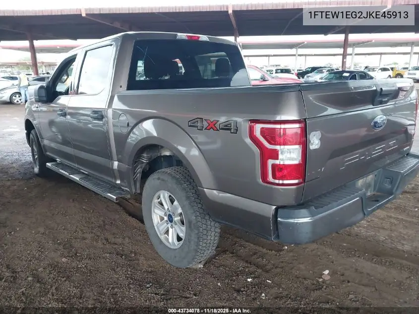 1FTEW1EG2JKE45913 2018 Ford F-150 Xlt