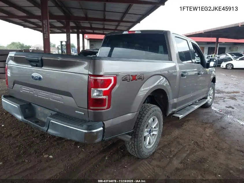 1FTEW1EG2JKE45913 2018 Ford F-150 Xlt