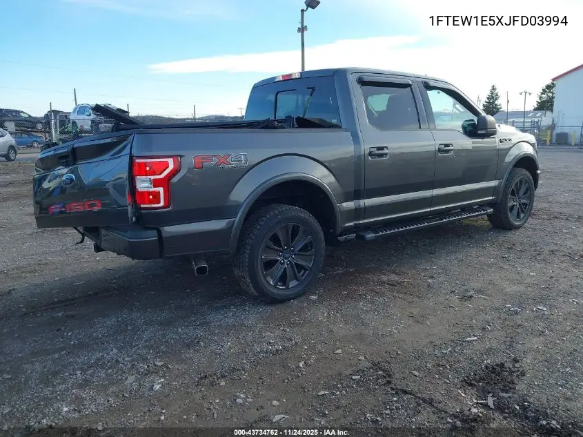 1FTEW1E5XJFD03994 2018 Ford F-150 Xlt