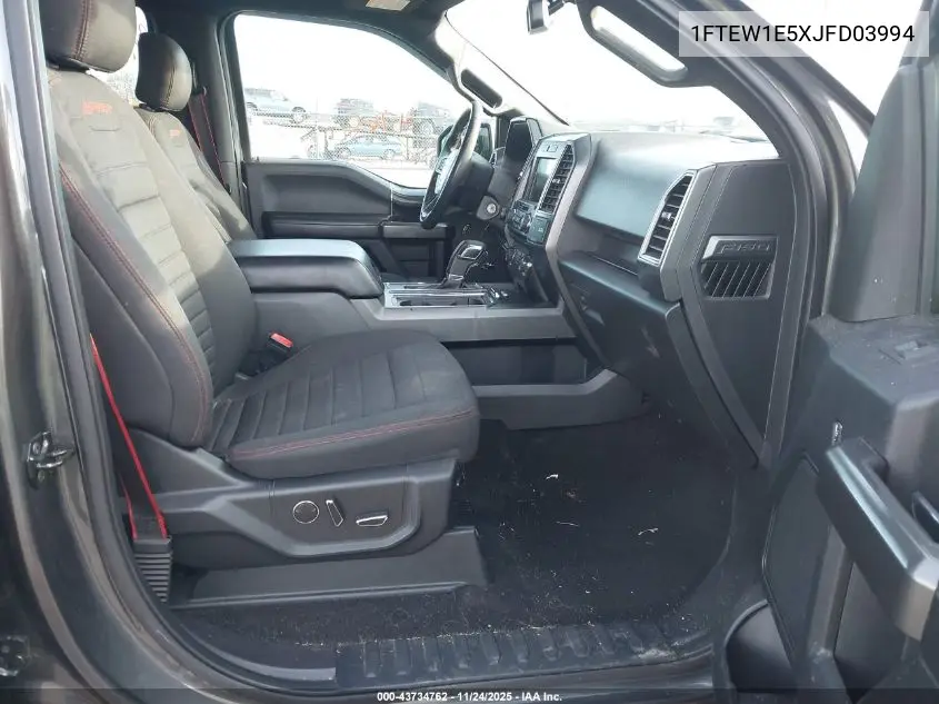 1FTEW1E5XJFD03994 2018 Ford F-150 Xlt