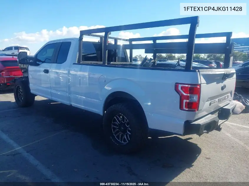 1FTEX1CP4JKG11428 2018 Ford F-150 Xl
