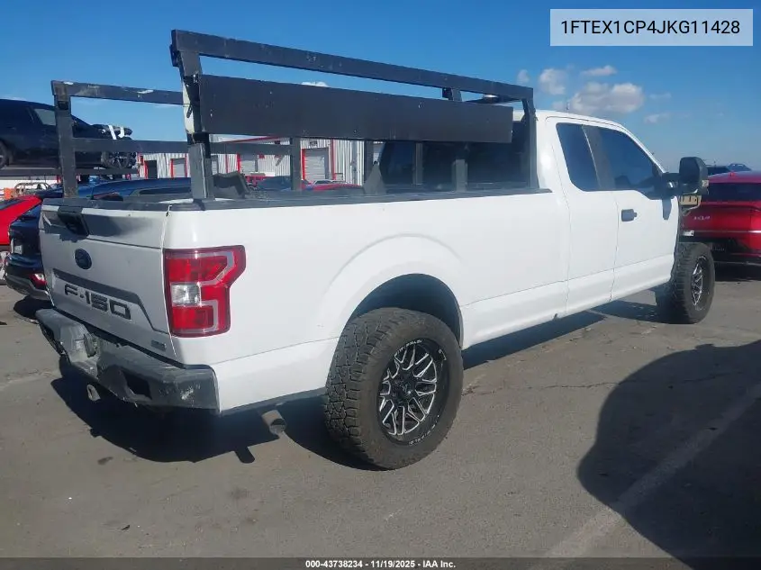 1FTEX1CP4JKG11428 2018 Ford F-150 Xl