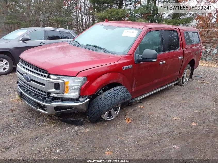 1FTEW1E55JFC99241 2018 Ford F-150 Xlt