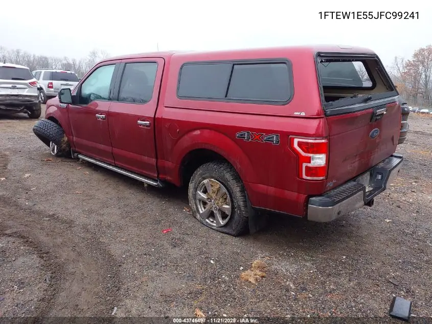 1FTEW1E55JFC99241 2018 Ford F-150 Xlt