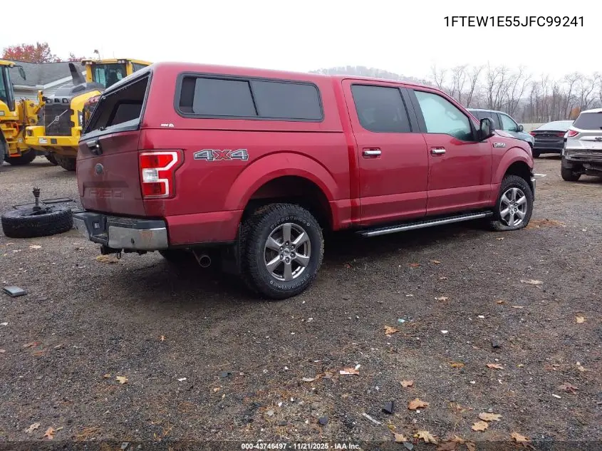 1FTEW1E55JFC99241 2018 Ford F-150 Xlt