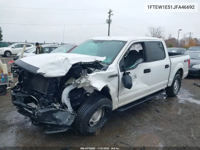 1FTEW1E51JFA46692 2018 Ford F-150 Xl