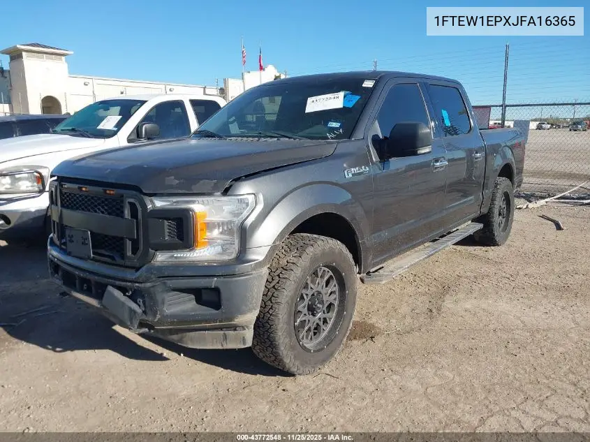 1FTEW1EPXJFA16365 2018 Ford F-150 Xlt