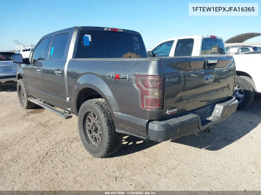 1FTEW1EPXJFA16365 2018 Ford F-150 Xlt