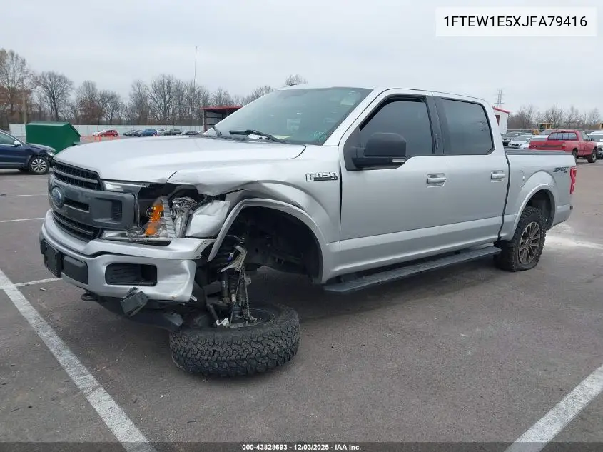 1FTEW1E5XJFA79416 2018 Ford F-150 Xlt