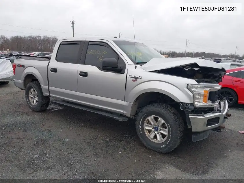 1FTEW1E50JFD81281 2018 Ford F-150 Xlt