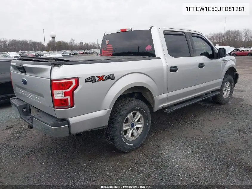 1FTEW1E50JFD81281 2018 Ford F-150 Xlt