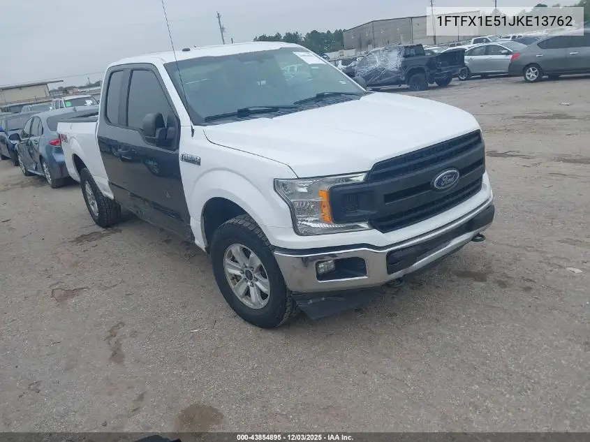 1FTFX1E51JKE13762 2018 Ford F-150 Xl