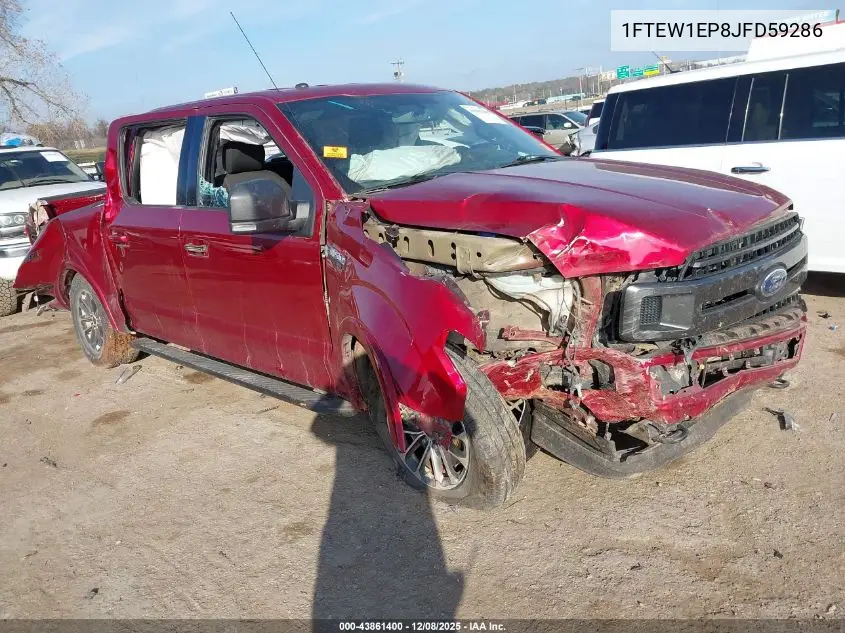 1FTEW1EP8JFD59286 2018 Ford F-150 Xlt