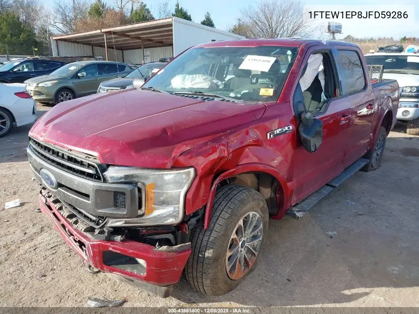 1FTEW1EP8JFD59286 2018 Ford F-150 Xlt