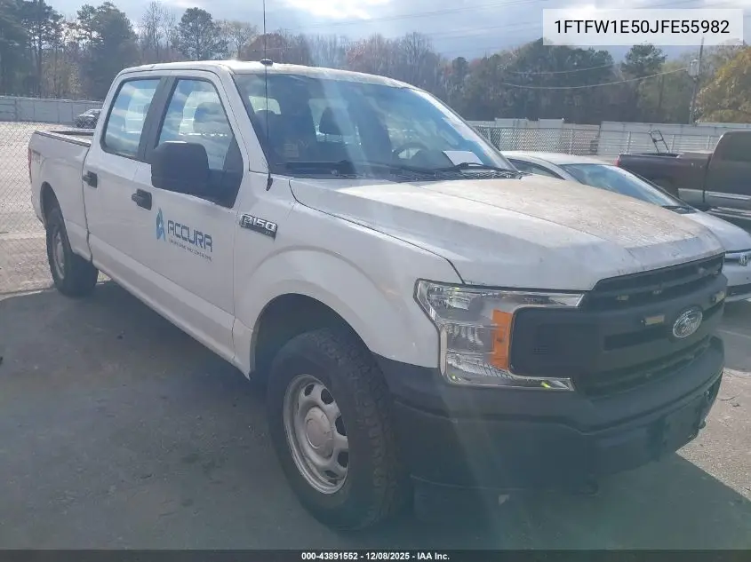 1FTFW1E50JFE55982 2018 Ford F-150 Xl