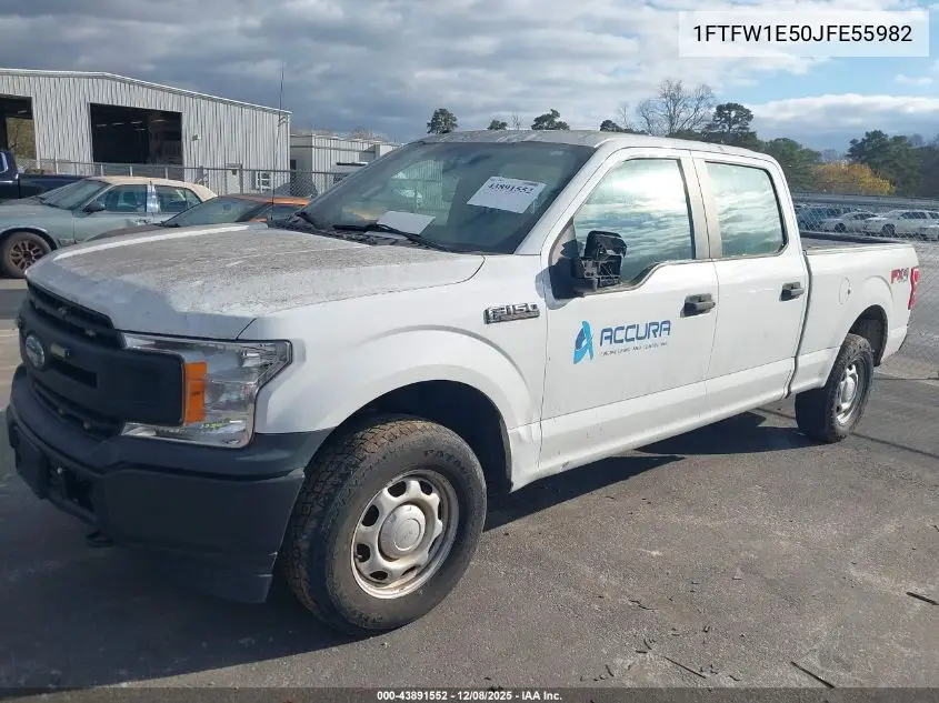 1FTFW1E50JFE55982 2018 Ford F-150 Xl