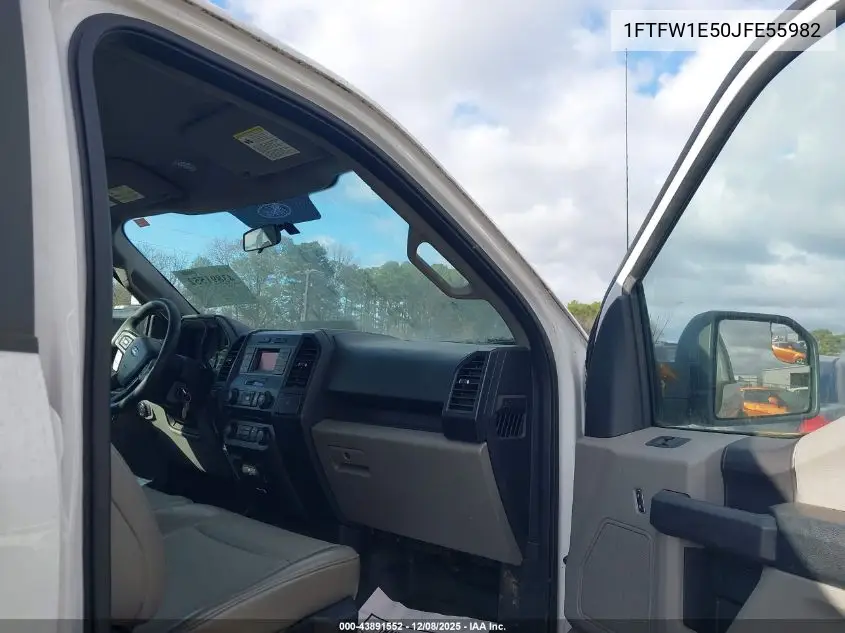 1FTFW1E50JFE55982 2018 Ford F-150 Xl
