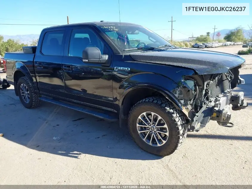 1FTEW1EG0JKC26237 2018 Ford F-150 Xlt