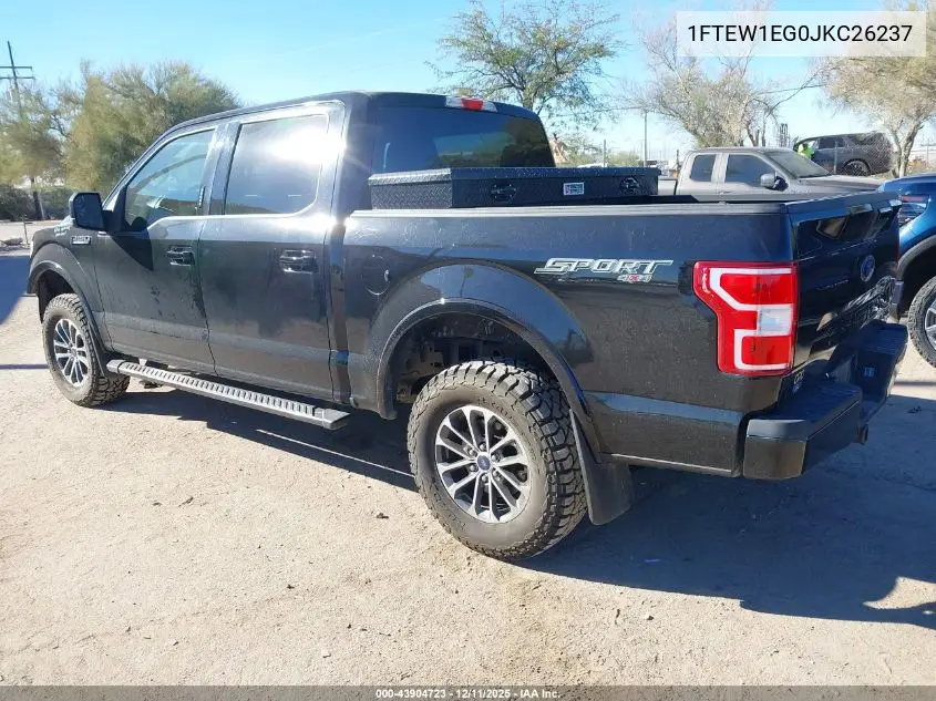 1FTEW1EG0JKC26237 2018 Ford F-150 Xlt