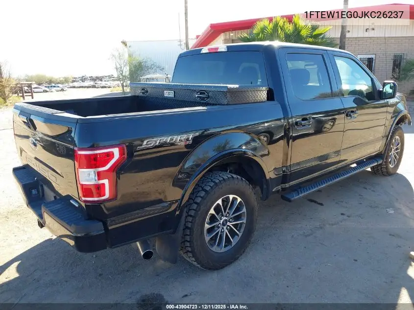 1FTEW1EG0JKC26237 2018 Ford F-150 Xlt