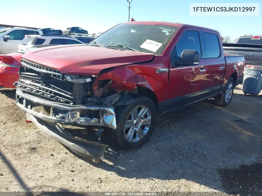 1FTEW1C53JKD12997 2018 Ford F-150 Xlt