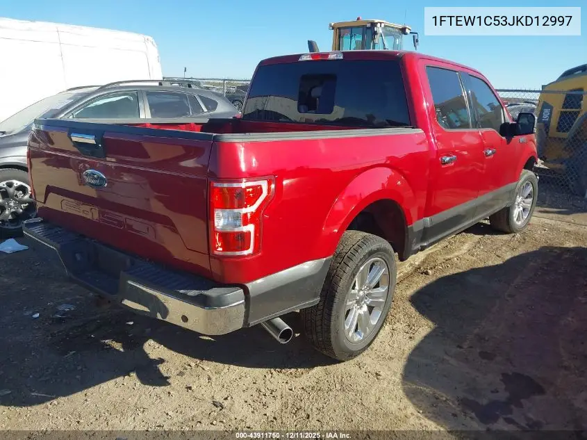 1FTEW1C53JKD12997 2018 Ford F-150 Xlt