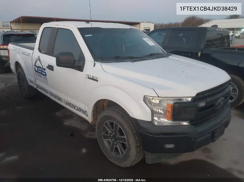 1FTEX1CB4JKD38429 2018 Ford F-150 Xl