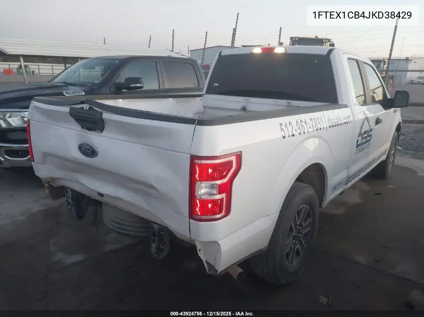1FTEX1CB4JKD38429 2018 Ford F-150 Xl