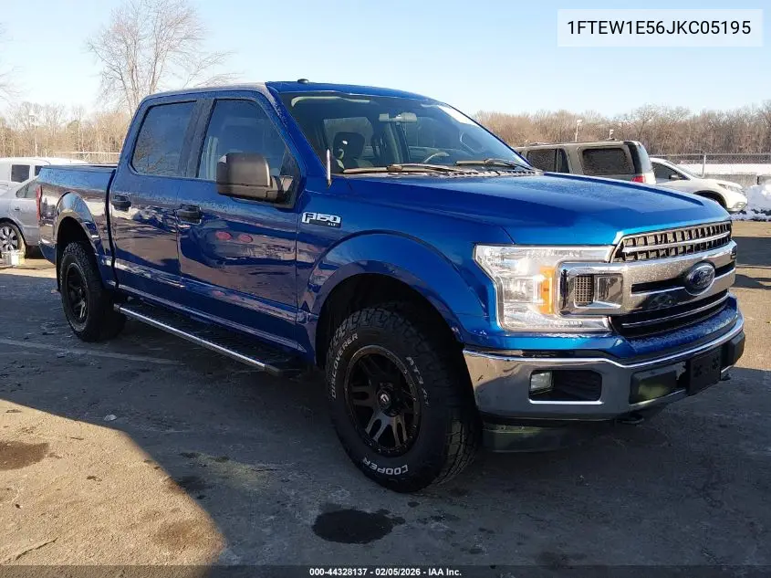 1FTEW1E56JKC05195 2018 Ford F-150 Xlt