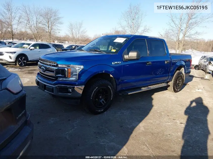 1FTEW1E56JKC05195 2018 Ford F-150 Xlt