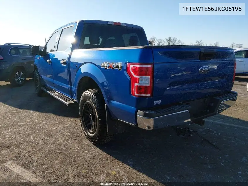 1FTEW1E56JKC05195 2018 Ford F-150 Xlt
