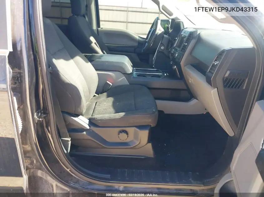 1FTEW1EP9JKD43315 2018 Ford F-150 Xl