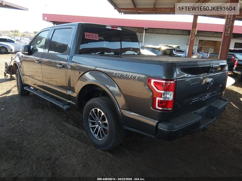1FTEW1E50JKE93604 2018 Ford F-150 Xlt