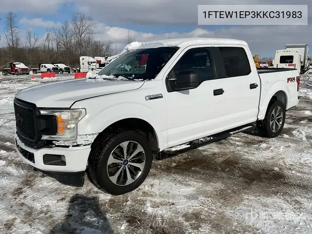 1FTEW1EP3KKC31983 2019 Ford F-150 2019 Ford F-150 Stx 4X4 Crew Cab Pickup