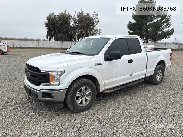 1FTFX1E50KKD83753 2019 Ford F-150 2019 Ford F-150 Xl 4X4 Extended Cab Pickup