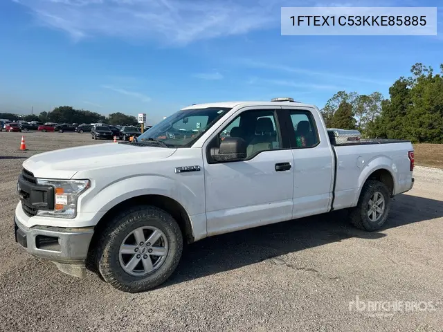 1FTEX1C53KKE85885 2019 Ford F-150 2019 Ford F-150 Xl 4X2 Extended Cab Pickup