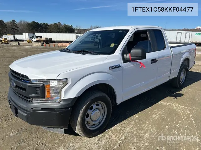 1FTEX1C58KKF04477 2019 Ford F-150 2019 Ford F-150 Xl 4X2 Extended Cab Pickup